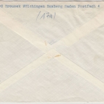 BRD - 90 Pfg. Heuss II, Einschreibebrief n. DÄNEMARK, Boxberg - Kibäk 1962
