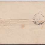 Württemberg - Mergentheim 1866, DKr. a. Dienstbrief n. Vorbachzimmern