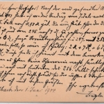 Bayern - Faulbach 1904, K1 a. 5 Pfg. GA-Karte n. Aschaffenburg, Stpl. RR!