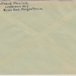 BRD - (14a) Lustbronn ü. Bad Mergentheim, Landpost-L2 a. Brief n. München 1958