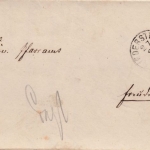 Württemberg - Creglingen 1877, K2 a. Dienst-"Wende"-brief n. Vorbachzimmern