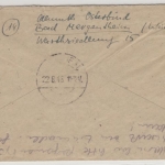 All.Bes./Kontrollrat - 84 Pfg. Ziffer, Einschreibebrief Bad Mergentheim 1946 n.