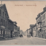 Rheinland-Pfalz - Mutterstadt, Neustädter Straße, sw-AK gelaufen 1914