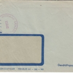 DR - 12 Pfg. AH, illustr. Firmenbrief Tuttlingen 14.4.45, US-Zensur/Überroller