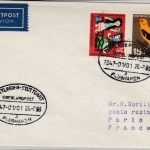 BRD - Überlandpost Tuttlingen - Stuttgart 7247-01/01, Lupo-Brief n. FRANKREICH