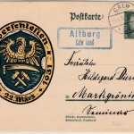 DR - Altburg Calw Land, Landpost-Ra2 a. 8 Pfg. Sonder-GA-Karte 1931 n.