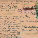 BRD - (14b) Kohlerstal ü. Calw, Landpost-Ra2 a. GA-Karte+Zusatz n. ENGLAND 1953