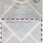 Chile/Peru - 4 alte Luftpostbriefe aus 1948/49, hübsche Frankaturen