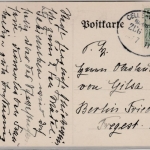 Niedersachsen - Lachendorf (Kr. Celle), sw-Mehrbild-AK, gelaufen 1911, Bahnpost