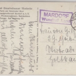 DR - Mardorf Wunstorf Land, Landpost-Ra2 a. Karte n. Sterkrade 1931