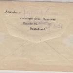 DR - Cellelager (ca. 1916), Kriegsgefangenenbrief n. FRANKREICH, Lagerzensur