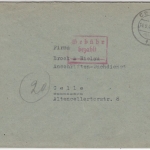 All.Bes. - Celle 14.9.45, Gebühr bezahlt, Ra3 a. Brief n. Celle