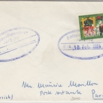 BRD - Überlandpost Soltau-Hannover 4612-10, Ovalstpl. a. Drucks. n. FRANKREICH