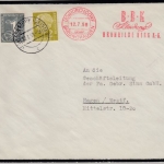 BRD - 7 Pfg. AFS "Berk Kleidung", Kirchdorf ü. Barsinghausen, Trauerbrief n.