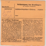 DR - 3x25 Pfg. Wiener Messe, Paketkarte Wien - Moos 1942