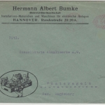 DR-Infla - 50 Pfg. Post-Freistempel, illustr. Drucksachenbrief Hannover 1922 n.