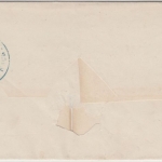 Hannover - Emden 9/1, blauer K2 a. Paketbegleitbrief n. Aurich undat. Briefhülle