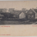 Niedersachsen - Langeoog, Totalansciht - sw-AK, ungelaufen ca. 1900