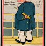 DR - Matrosen-Artl.Abtlg. Wilhelmshaven, Briefstpl. a. Feldpostkarte Sande 1915