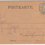 Bayern - 2 Pfg. Wappen, Ortskarte/Frachtgutbenachrichtigung Küps 1905