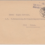 All.Bes. - Steinwiesen 24.1.46, Gebühr bezahlt, L2 a. Brief n. Peine
