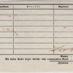 Österreich - Liezen (1850), L1 a. Recepissen-Nachweis m. Gebührenvermerk