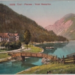 Österreich - Seespitz Post Reutte, Postablage-Ra3 a. AK n. Stuttgart 1915 Zensur