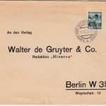 Österreich - Wien 1937, Haus d. Bundesgesetzgebung, SST a. Brief n. Berlin