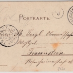 Bayern - Bad Reichenhall, GTEV "Die lustigen Saalachtaler", sw-AK gelaufen 1906