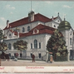 Bayern - Bad Reichenhall, Conversationshaus, farb. AK ungelaufen ca. 1900