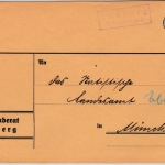 DR - Lußberg Eltmann Land, Landpost-Ra2 a. Brief n. München 1931