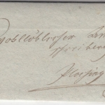 Württemberg - Plochingen 1820, Ortsbrief/Botenbrief m. Inhalt