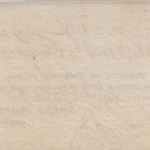 Bayern - Bamberg 1834, Briefpostaufgabeschein (Teilvordruck)