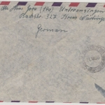 BRD - Unterensingen ü. Nürtingen, Poststelle I, Lupo-Brief n. BRASILIEN 1956 n.