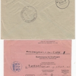 Württemberg/BRD - Ebingen ca. 1865/1955, 6 interessante Heimatbelege