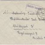 All.Bes. - Sigmaringen 31.5.48, Gebühr bezahlt Ra2 a. Brief n. Stuttgart