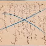 DR - Gernsbach (Murgthal) 1886, KOS a. 5 Pfg. GA-Karte n. Seifhennersdorf