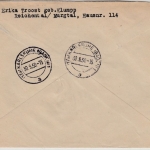 Bizone - Reichental ü. Gernsbach Poststelle I Einschreibebrief n. Karlsruhe 1950