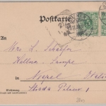 Bremen - Gruss aus Bremen, sw-AK gelaufen 1899