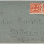 AM-Post - Varenholz ü. Rinteln, Poststelle I a. Brief n. Delmenhorst 11.8.45