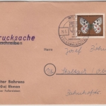 BRD - Wolfsburg Volkswagenstadt, apt. Handwerbestpl. a. Drucksache n. Staltach