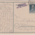 All.Bes. - Wülfingen ü. Elze (Hannover), Landpost-L2 a. 12 Pfg. Sonder-GA-Karte