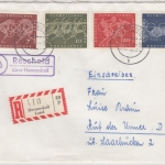 BRD - (22b) Rascheid ü. Hermeskeil, Landpost-Ra2 a. Einschreibebrief 1961 n.