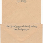 All.Bes. - Isny 27.10./29.12.47, Taxe percue, Ra2 (rot/violett) a. 2 Briefen