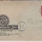 DR - 8 Pfg. AH, Ortsbrief (Schlossbrauerei) Isny 30.12.44, mit Inhalt !!