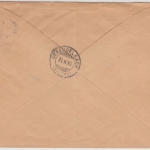 DR - 5 Pfg. Hindenburg, Drucksache i.d. SCHWEIZ, Retouraufkleber, Leutkirch 1929