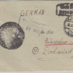 All.Bes. - Altenhundem 17.11.45, Gebühr bezahlt, Ra2 a. Brief n. Dortmund
