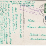 BRD - PSt II Hesselbach ü. Laasphe, Landpost-Ra2 a. Karte n. Dortmund 1953