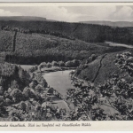 BRD - PSt II Hesselbach ü. Laasphe, Landpost-Ra2 a. Karte n. Dortmund 1953