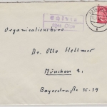 BRD - Schönau ü. Olpe, Landpost-Ra2 (Vorkriegs-Type !) a. Brief n. München 1958